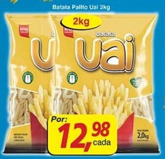 Supermercados Guanabara Batata Palito Uai 2kg oferta