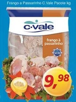 Supermercados Guanabara Frango a Passarinho C.Vale pacote 1kg oferta