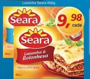 Supermercados Guanabara Lasanha Seara 600g oferta