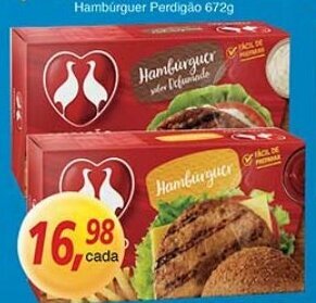 Hamburguer Perdigao 672g