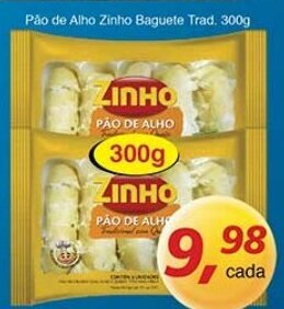 Supermercados Guanabara Pao de Alho Zinho Baguete Trad. 300g oferta