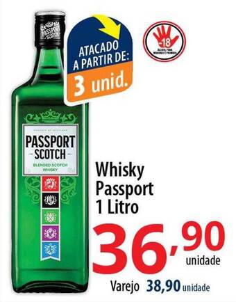 Akki Atacadista Whisky Passport oferta