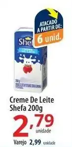 Akki Atacadista Creme de Leite Shefa 200g oferta