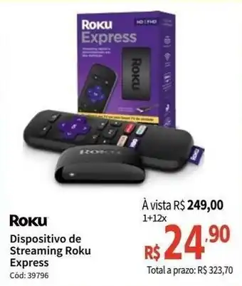 Roku Dispositivo de Streaming Roku Express