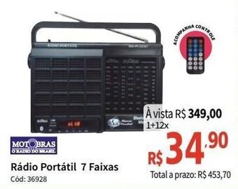 Radio Portatil 7 Faixas