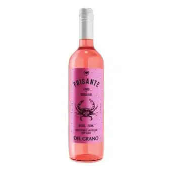 Vinho del grano 750ml frisante rose suave