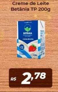 Atakarejo Creme De Leite Betânia oferta