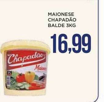 Apoio Mineiro Maionese Chapadão Balde 3kg oferta