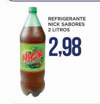 Apoio Mineiro Refrigerante Nick Sabores oferta
