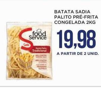 Apoio Mineiro Batata Sadia Palito Pré-frita Congelada oferta