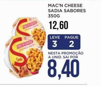 Apoio Mineiro Mac'n Cheese Sadia Sabores oferta