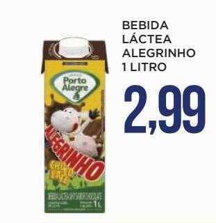 Apoio Mineiro Bebida Láctea Alegrinho oferta