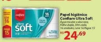 Nacional Papel Higiênico Confiare Ultra Soft oferta