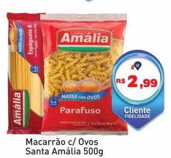 Tonin Superatacado Macarrão C Ovos Santa Amália oferta
