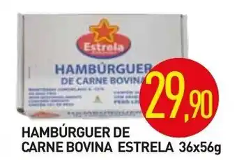 Calvo Atacadista Hamburguer de Carne Bovina Estrela 36x56g oferta