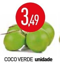Calvo Atacadista Coco verde unidade oferta
