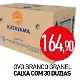 Calvo Atacadista Ovo Branco Granel caixa com 30 duzias oferta