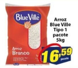 Arroz Blue Ville tipo 1 pacote 5kg