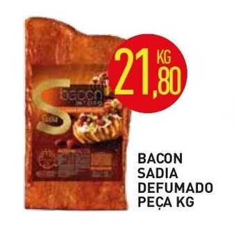 Calvo Atacadista Bacon Sadia Defumada peca 1kg oferta