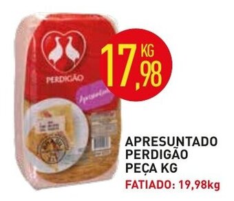 Calvo Atacadista Apresuntado Perdigao peca 1kg oferta