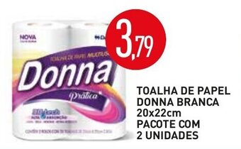 Calvo Atacadista Toalha de Papel Donna Branca 20 x 22cm pacote com 2 unidades oferta