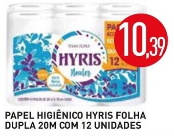 Calvo Atacadista Papel Higiénico Hyris folha Dupla 20m 12 unidades oferta