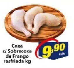 Vencedor Atacadista Coxa c/ Sobrecoxa de Frango Resfriada 1kg oferta