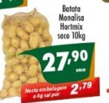 Vencedor Atacadista Batata Monalisa Hortmix saco 10kg oferta