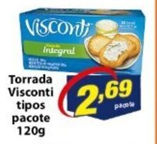 Torrada Visconti tipos pacote 120g