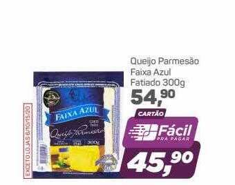 Supermercados São Vicente Queijo Parmesão Faixa Azul Fatiado oferta