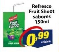 Vencedor Atacadista Refresco Fruit Shoot sabores 150ml oferta