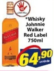 Vencedor Atacadista Whisky Johnnie Walker Red Label 750ml oferta