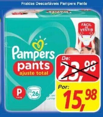 Supermercados Guanabara Fraldas Descartaveis Pampers Pants oferta