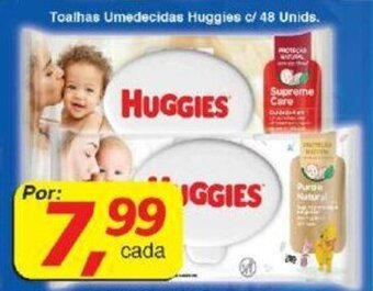 Supermercados Guanabara Toalhas Umedecidas Huggies c/48 unids. oferta