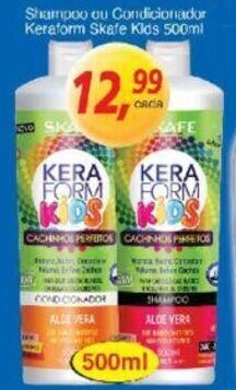 Supermercados Guanabara Shampoo ou condicionador Keraform Skafe Kids 500ml oferta