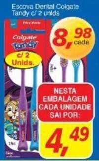 Supermercados Guanabara Escova Dental Colgate Tandy c/2 unids. oferta