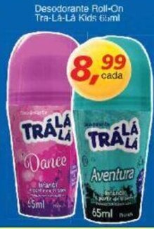 Supermercados Guanabara Desodorante Roll-on Tra-la-la Kids 65ml oferta