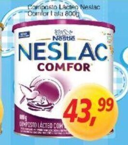 Supermercados Guanabara Composto Lacteo Neslac Comfor lata 800g oferta