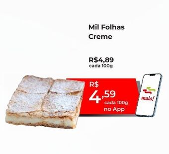 Mil folhas creme