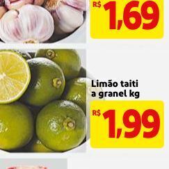 Mercado Extra Limão taiti oferta