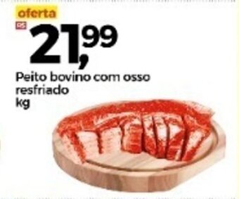 Frangolândia Peito Bovino com osso resfriado 1kg oferta