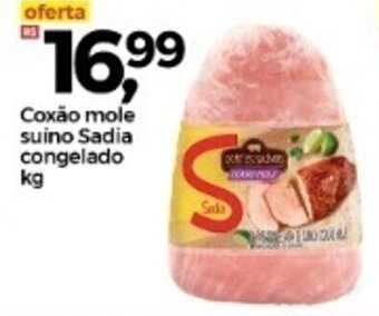 Frangolândia Coxao Mole Suino Sadia congelado 1kg oferta