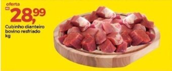 Frangolândia Cubinho dianteiro bovino resfriado 1kg oferta