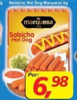 Supermercados Guanabara Salsicha Hot Dog Marquesa 1kg oferta