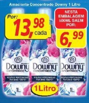Supermercados Guanabara Amaciante Concentrado Downy 500ml oferta