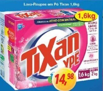 Supermercados Guanabara Lava roupas em po Tixan 1.6kg oferta