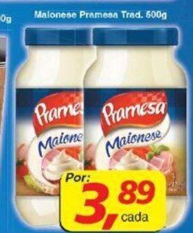 Supermercados Guanabara Maionese Pramesa Trad. 500g oferta