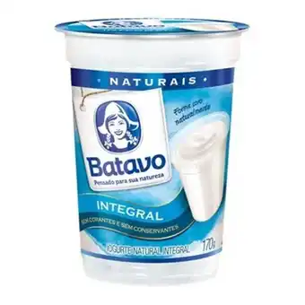 Supermercado Bergamini Iogurte natural batavo integral 170g oferta