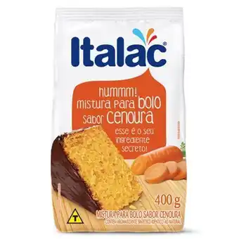 Santo Supermercados Mistura para bolo de cenoura italac 400g oferta
