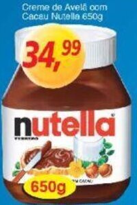 Creme de Avela com Cacau Nutella 650g